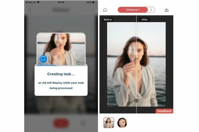 unblur image ai
